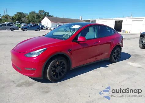 2020 Tesla Model Y Long Range Dual Motor All-Wheel Drive from USA, damaged, VIN 5YJYGDEE3LF023613